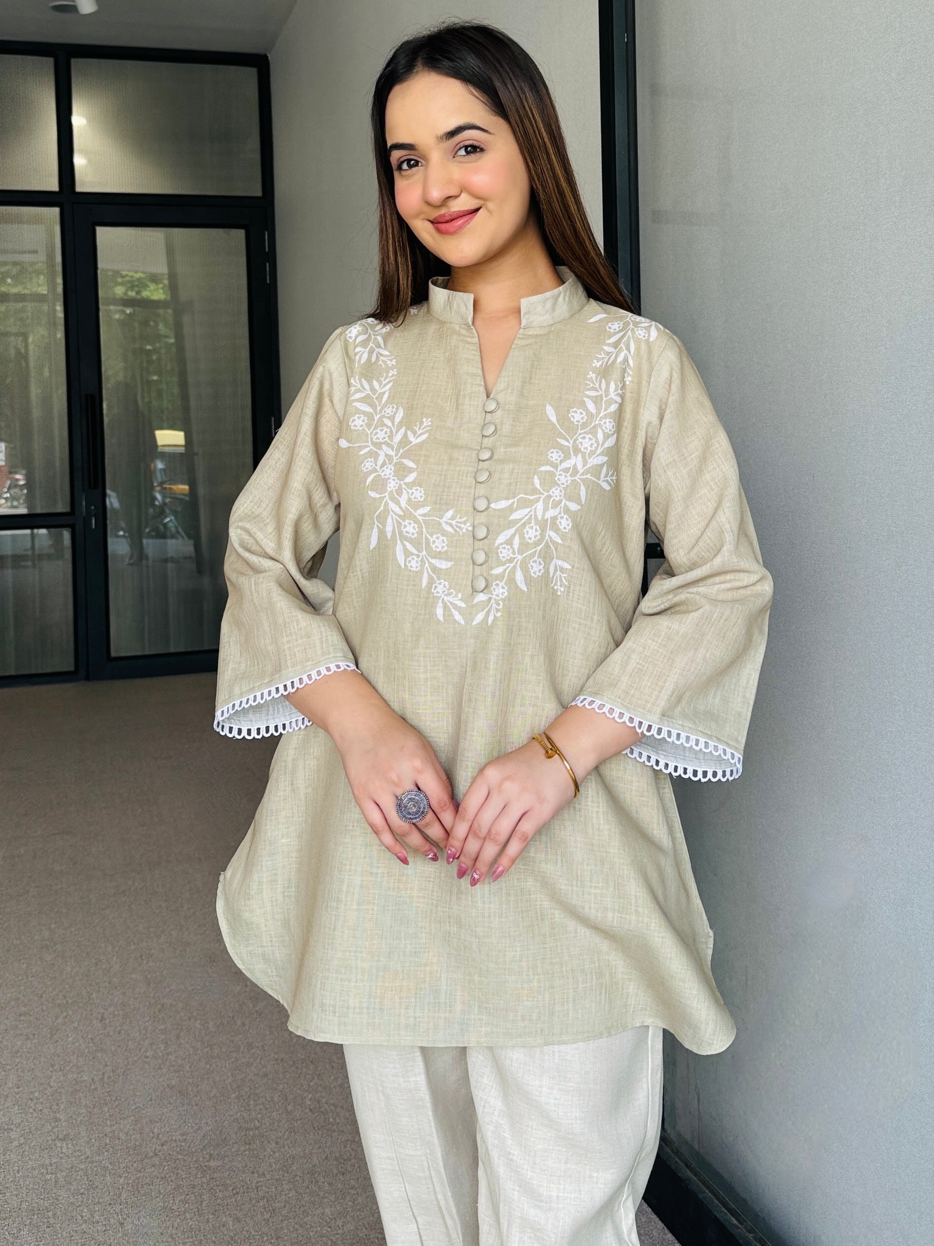 Pastel Green Pakistani Kurta Set