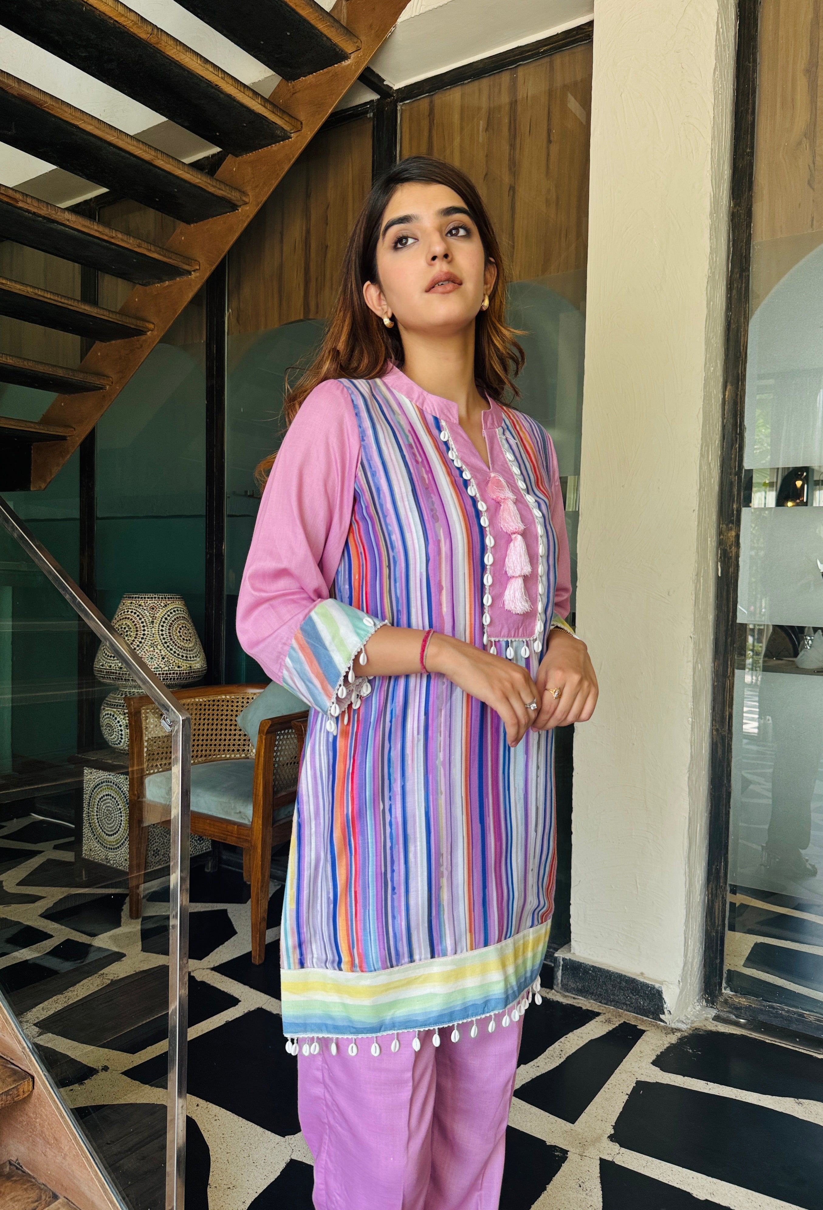 Pastel Summer Kurta Set