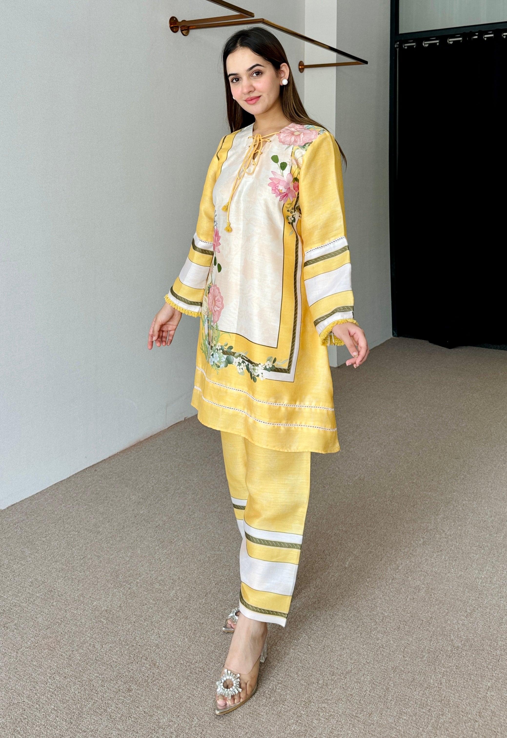 Yellow Festive Kurta Set