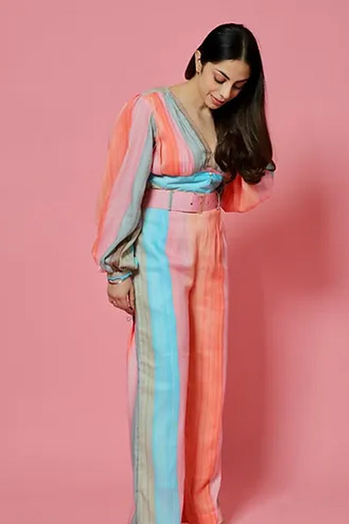Lily Pastel Striped Coord Set