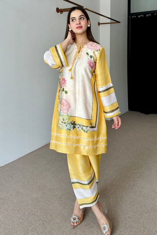 Yellow Festive Kurta Set