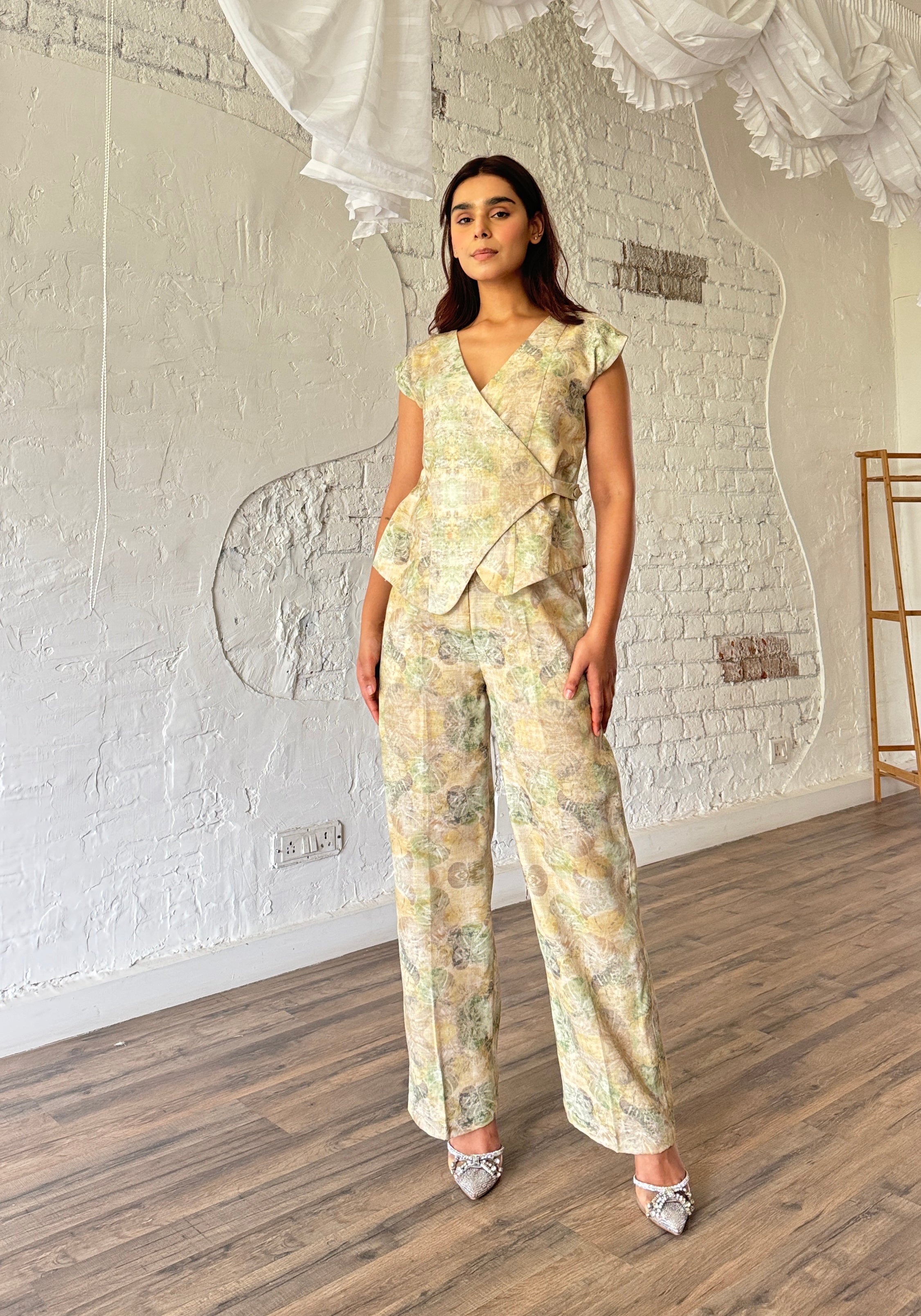 Surreal Summer Linen Co-ord Set