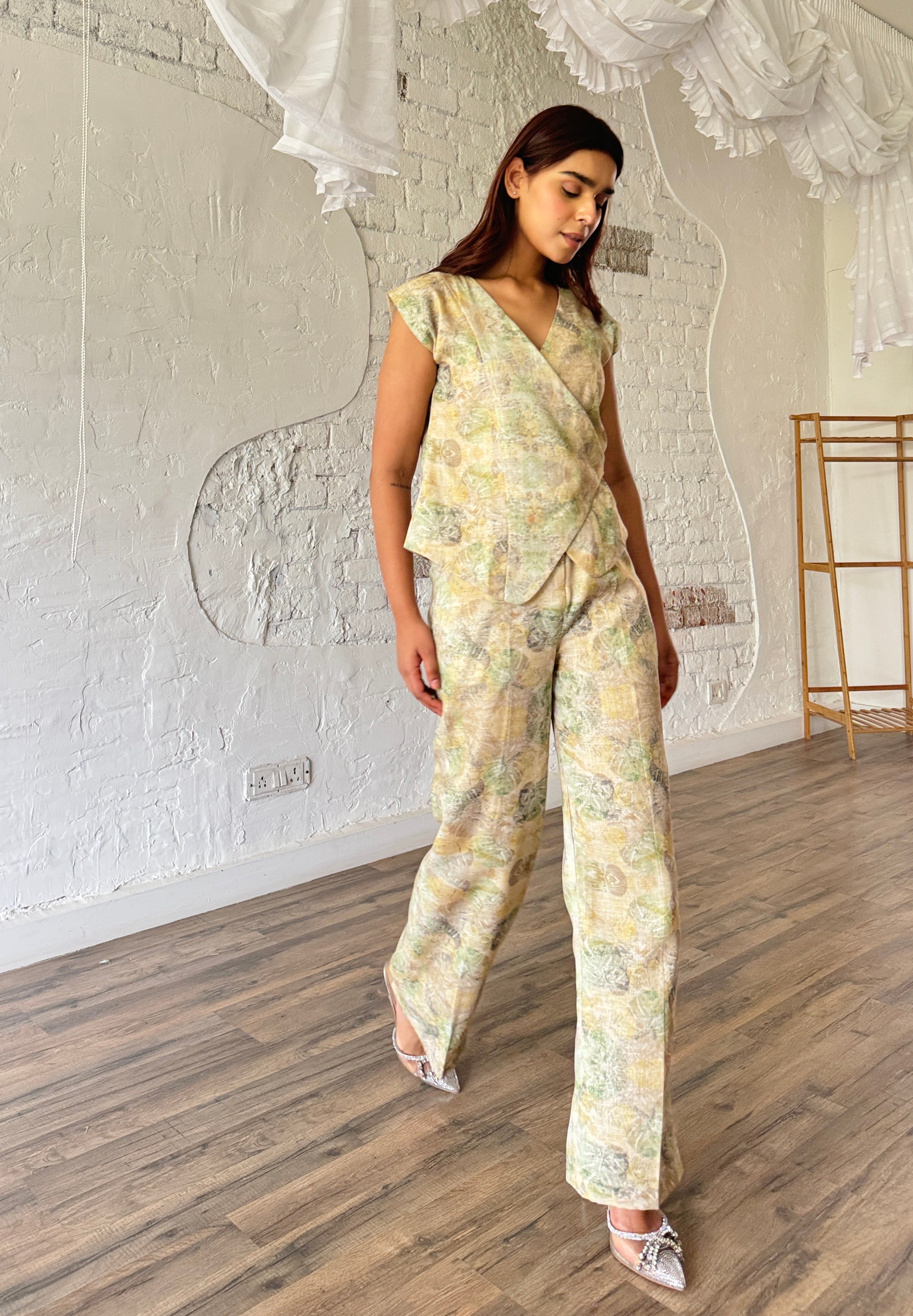 Surreal Summer Linen Co-ord Set