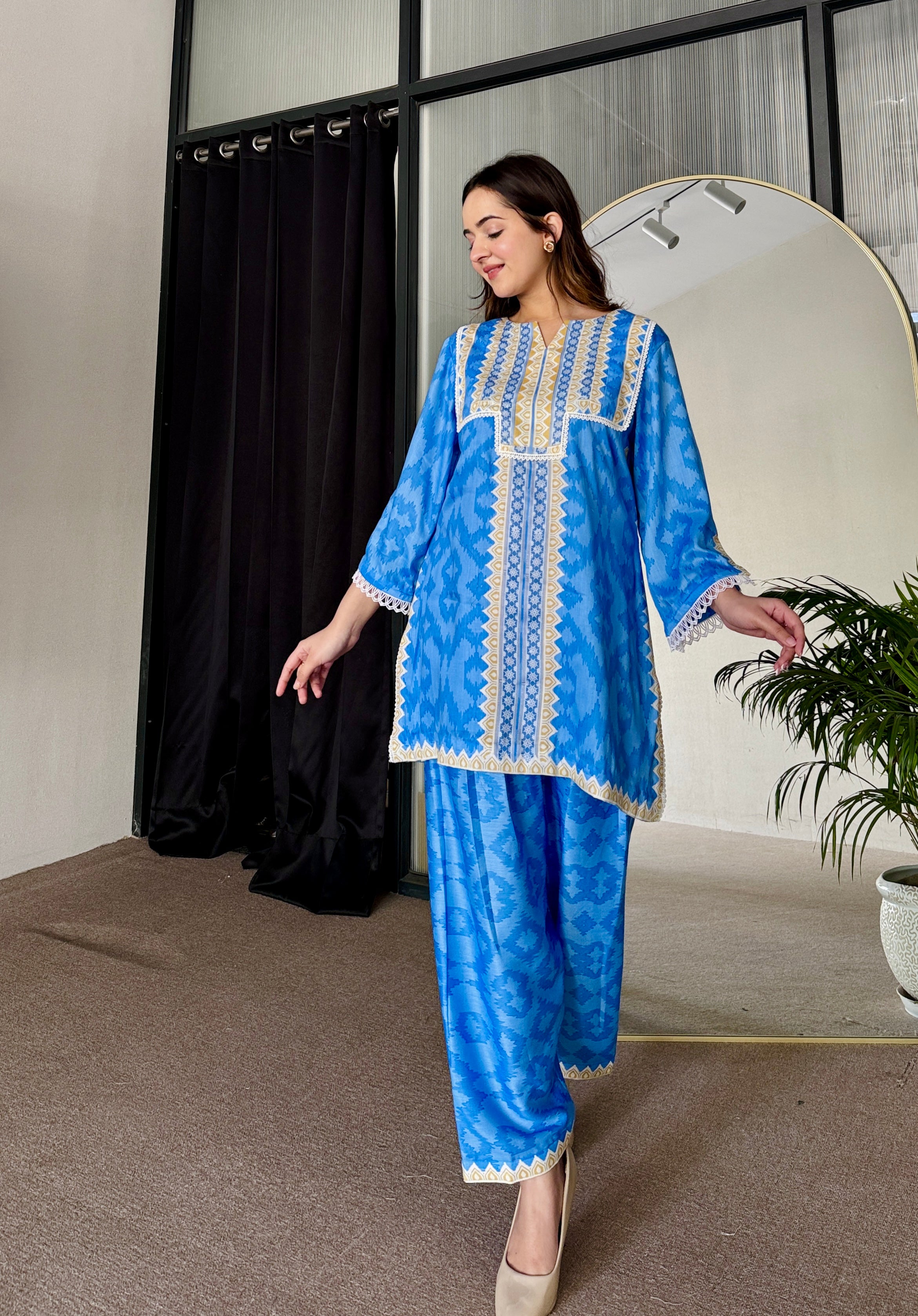 Indigo Skies Kurta Set